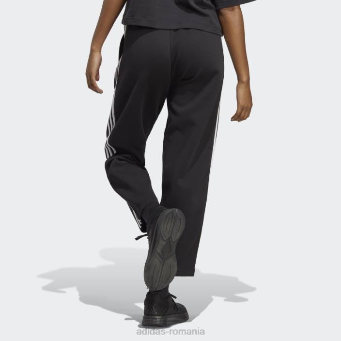Adidas pantaloni negri cu 3 dungi cu icoane viitoare adidas femei negru 2JBN2385
