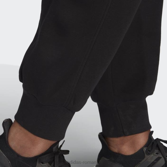 Adidas pantaloni negri din fleece all szn (plus mărime) femei negru 2JBN8932