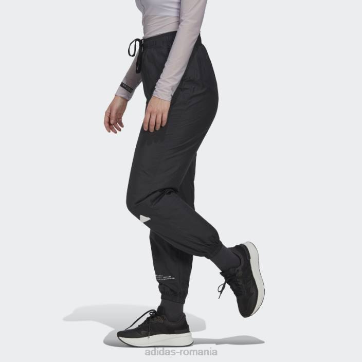 Adidas pantaloni negri tesuti adidas femei alb negru 2JBN10491