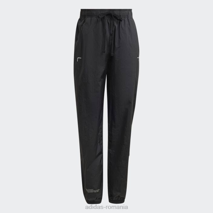 Adidas pantaloni negri tesuti adidas femei alb negru 2JBN10491