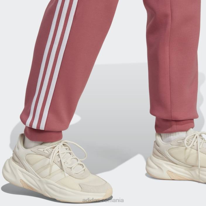Adidas pantaloni obișnuiți cu 3 dungi icoane viitoare roz femei roz 2JBN9113