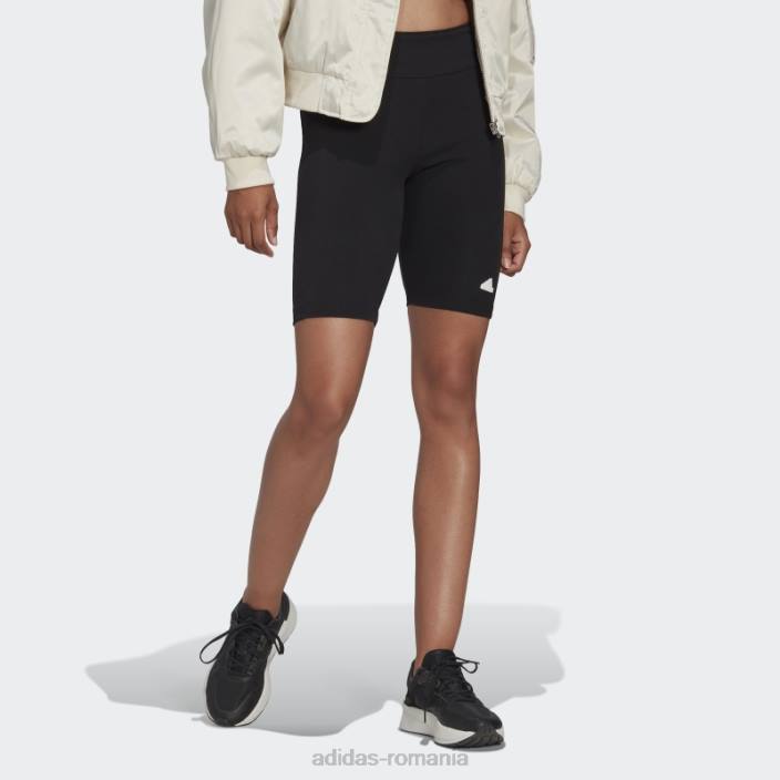 Adidas pantaloni scurți biker negru adidas femei alb negru 2JBN2511