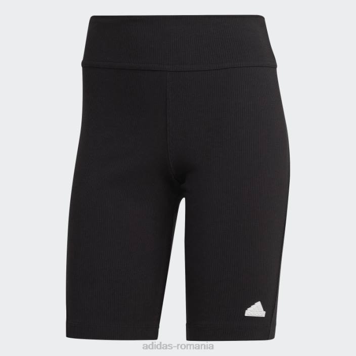 Adidas pantaloni scurți biker negru adidas femei alb negru 2JBN2511