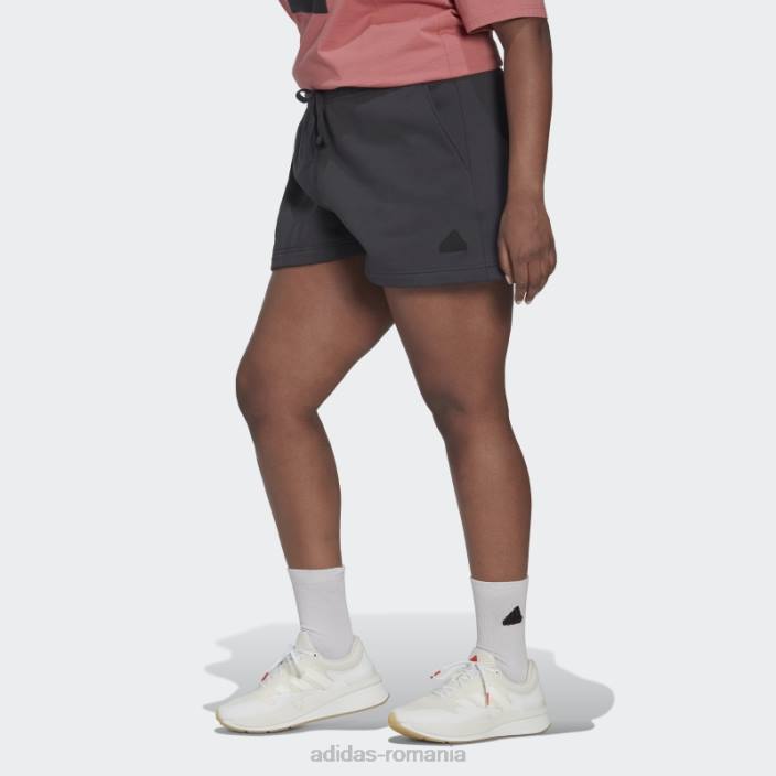 Adidas pantaloni scurți de transpirație din carbon (plus mărime) femei carbon 2JBN2542