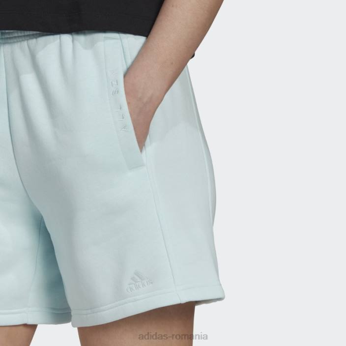 Adidas pantaloni scurți din lână albastru all szn femei albastru 2JBN10451