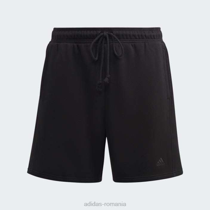 Adidas pantaloni scurți din lână negri all szn (plus mărime) fashion femei negru 2JBN9839