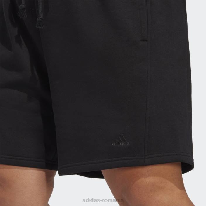 Adidas pantaloni scurți din lână negri all szn (plus mărime) fashion femei negru 2JBN9839