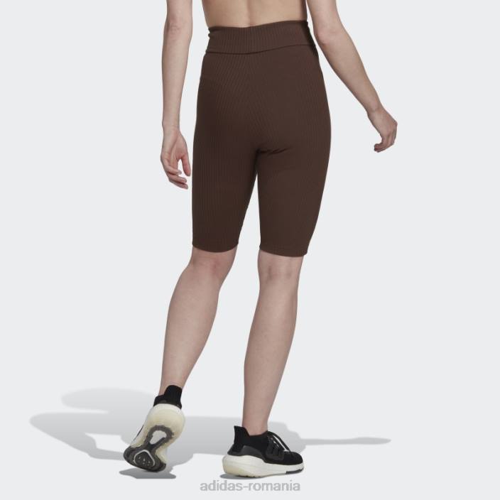 Adidas pantaloni scurți maro studio lounge femei maro 2JBN10738