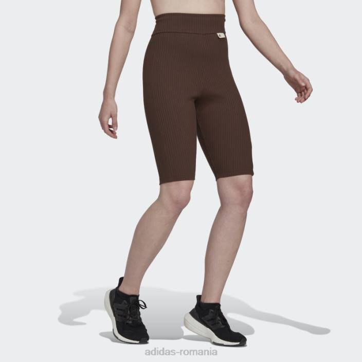 Adidas pantaloni scurți maro studio lounge femei maro 2JBN10738