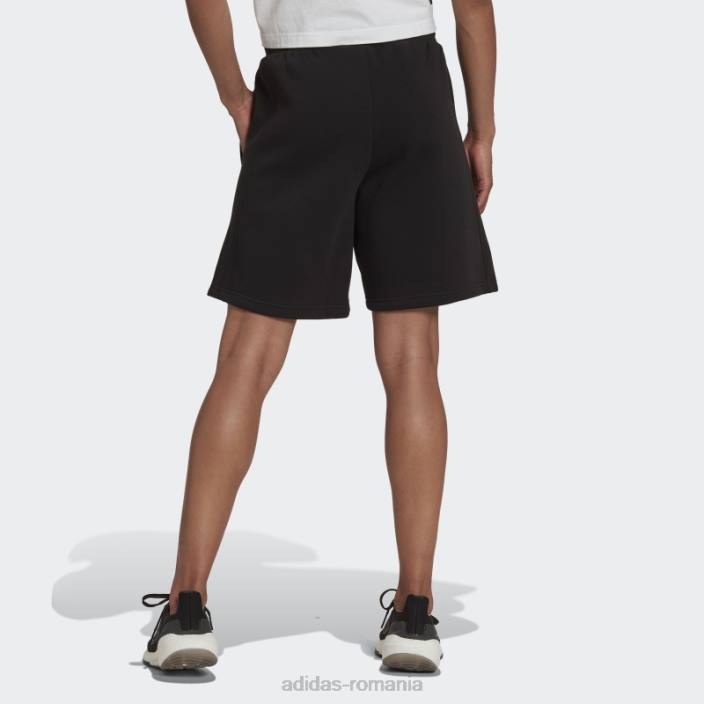 Adidas pantaloni scurți negri all szn fleece femei negru 2JBN8861