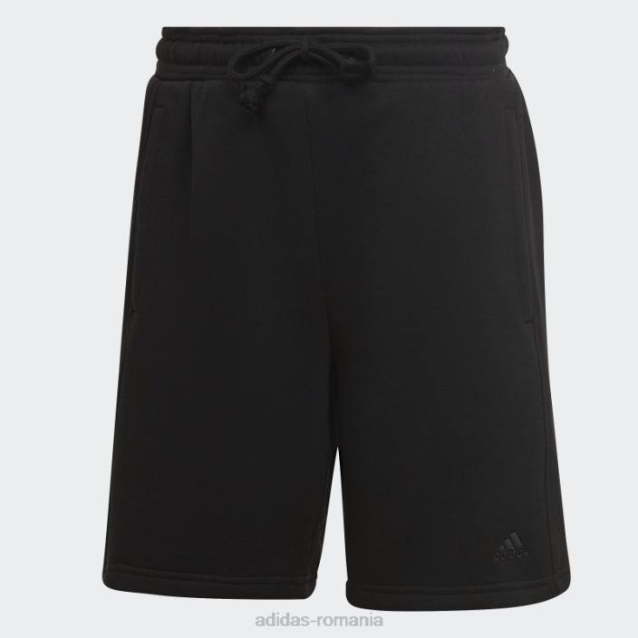 Adidas pantaloni scurți negri all szn fleece femei negru 2JBN8861