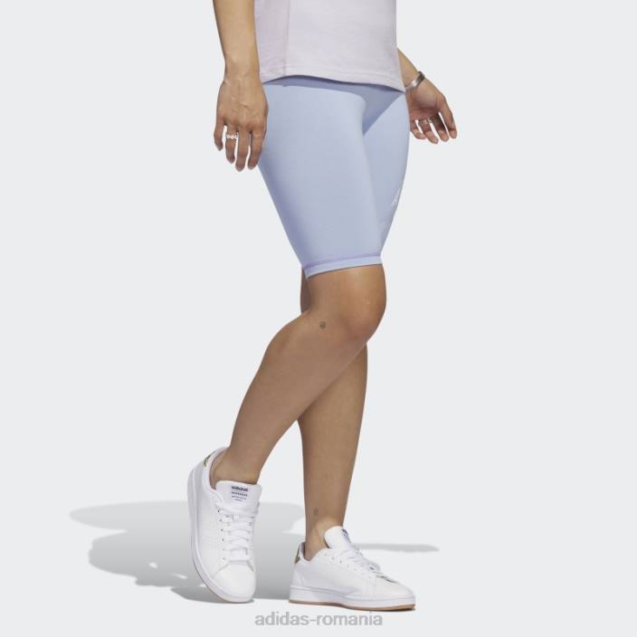 Adidas pantaloni scurți pentru biciclete sport statement albastru alba femei zori albastre 2JBN9677