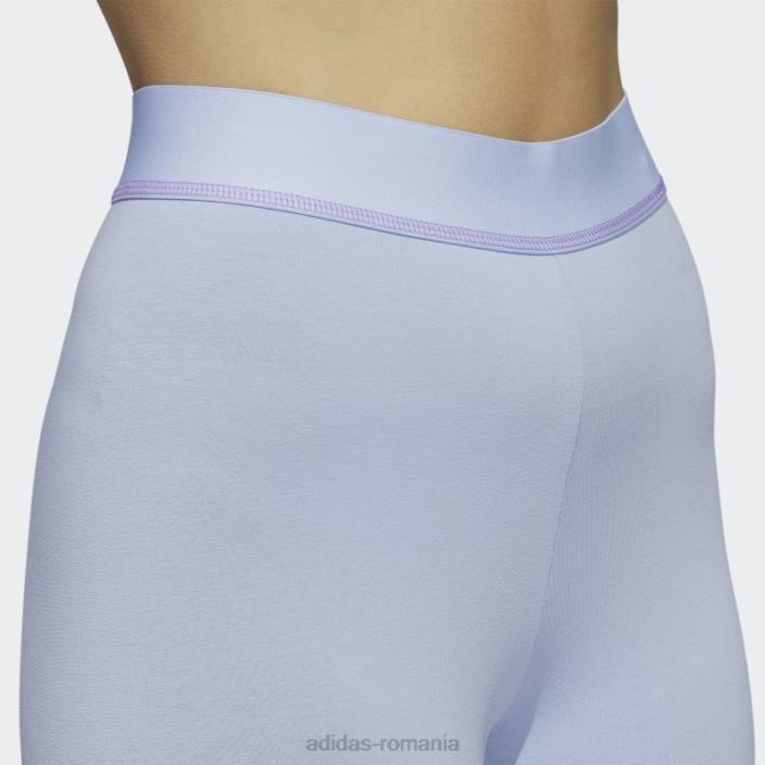 Adidas pantaloni scurți pentru biciclete sport statement albastru alba femei zori albastre 2JBN9677