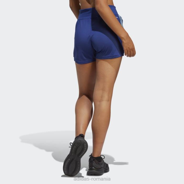 Adidas pantaloni scurți tiro hot victory blue adidas femei albastru victorie 2JBN9684