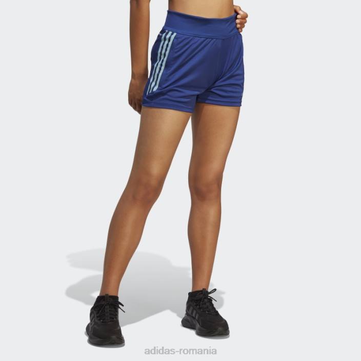Adidas pantaloni scurți tiro hot victory blue adidas femei albastru victorie 2JBN9684