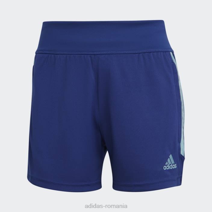 Adidas pantaloni scurți tiro hot victory blue adidas femei albastru victorie 2JBN9684
