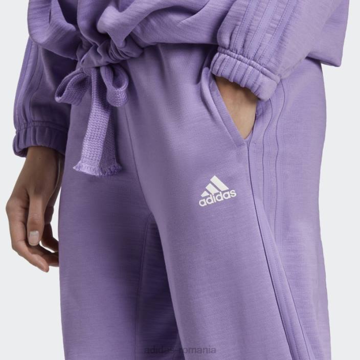 Adidas pantaloni tricot versatili de dans violet adidas femei violet 2JBN8832