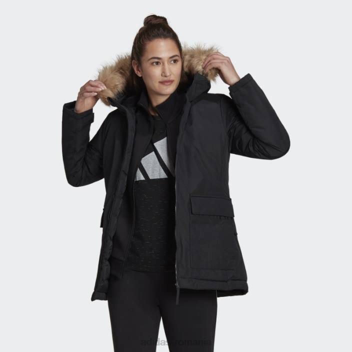 Adidas parka cu glugă utilitas negru adidas femei negru 2JBN16884