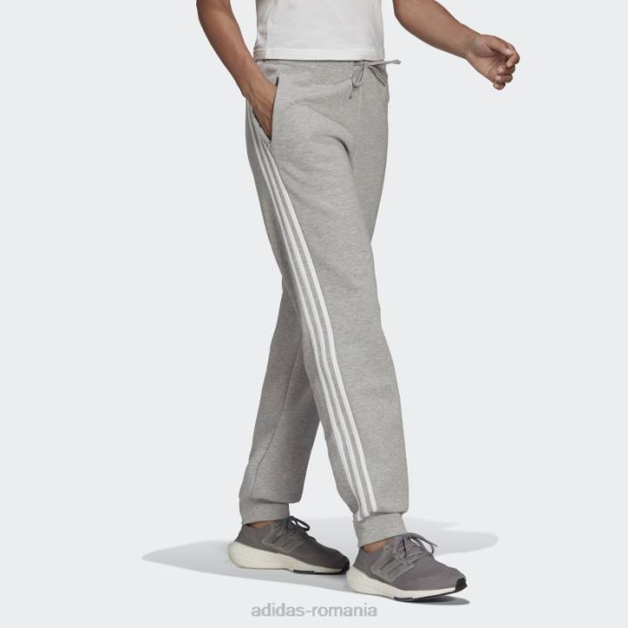 Adidas sportswear future icons pantaloni cu 3 dungi gri mediu femei gri mediu 2JBN3207