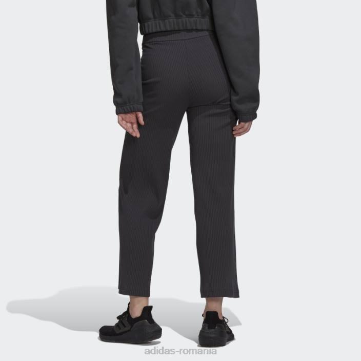 Adidas studio lounge pantaloni cu nervuri carbon femei carbon 2JBN10688