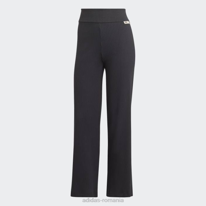 Adidas studio lounge pantaloni cu nervuri carbon femei carbon 2JBN10688
