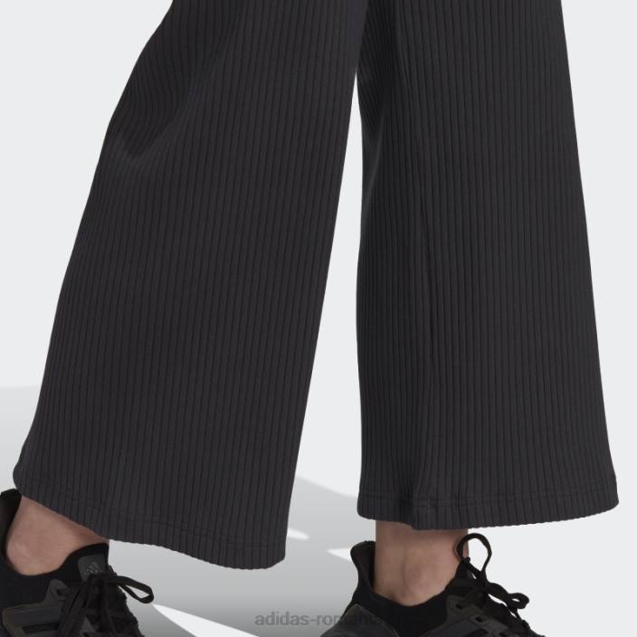 Adidas studio lounge pantaloni cu nervuri carbon femei carbon 2JBN10688
