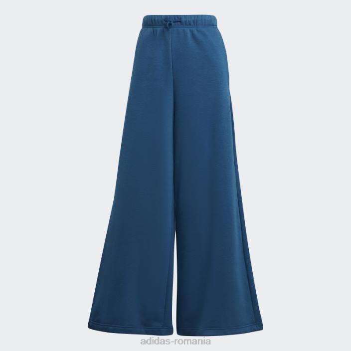 Adidas studio lounge pantaloni fleece cu picioare largi adidas marine femei marin 2JBN3192