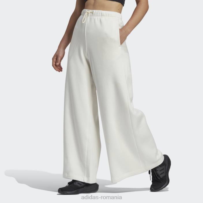 Adidas studio lounge pantaloni fleece cu picioare late adidas nevopsiti femei nevopsit 2JBN2754