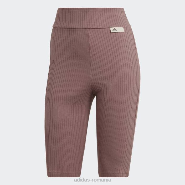 Adidas studio lounge pantaloni scurți cu nervuri violet femei Violet 2JBN10376