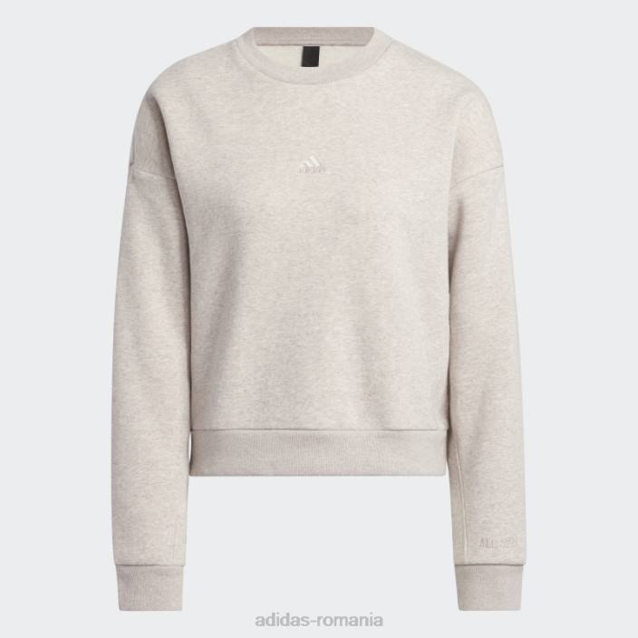 Adidas taupe mel all szn fleece hanorac femei taupe mel 2JBN9934