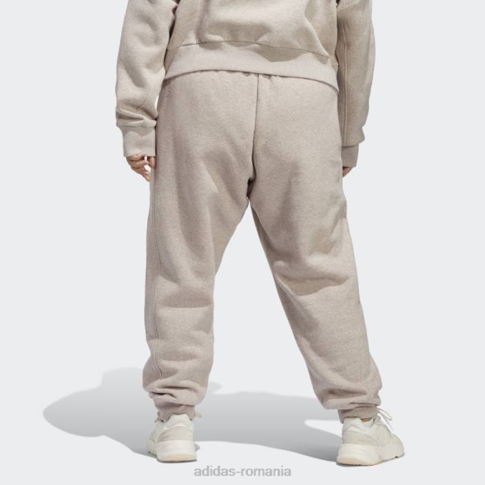 Adidas taupe mel all szn fleece pants (plus size) fashion femei taupe mel 2JBN9473