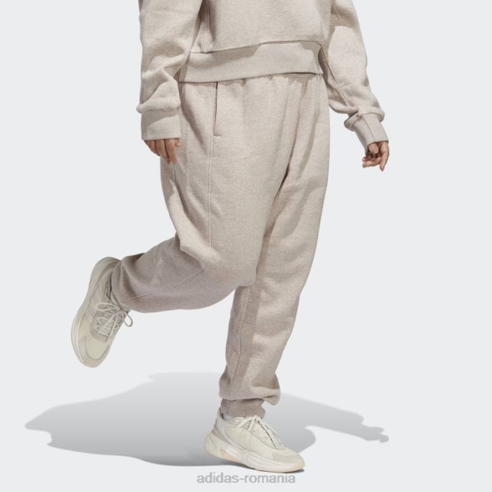 Adidas taupe mel all szn fleece pants (plus size) fashion femei taupe mel 2JBN9473