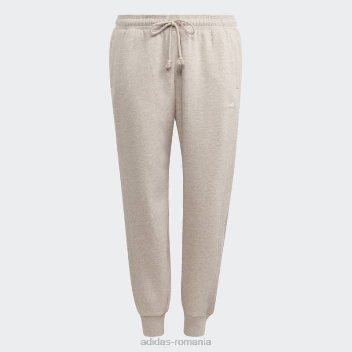 Adidas taupe mel all szn fleece pants (plus size) fashion femei taupe mel 2JBN9473