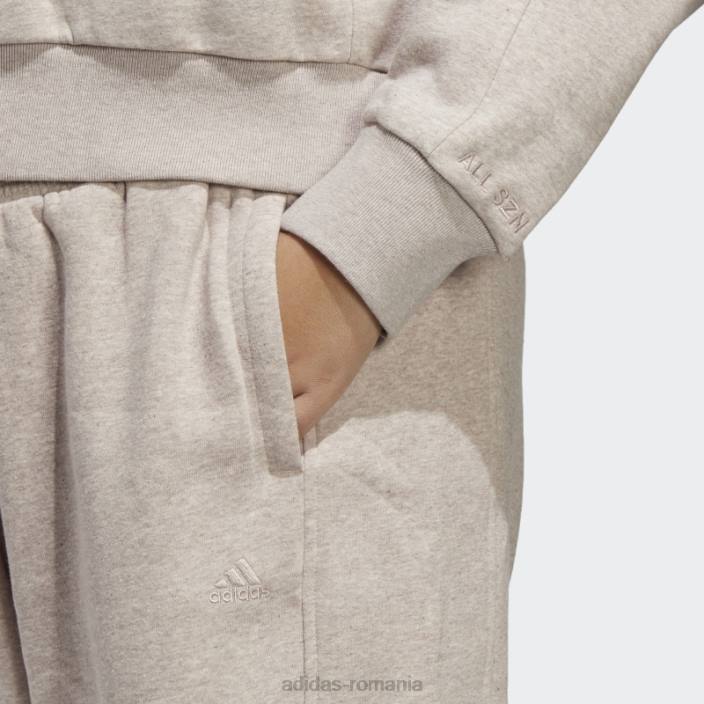 Adidas taupe mel all szn fleece pants (plus size) fashion femei taupe mel 2JBN9473