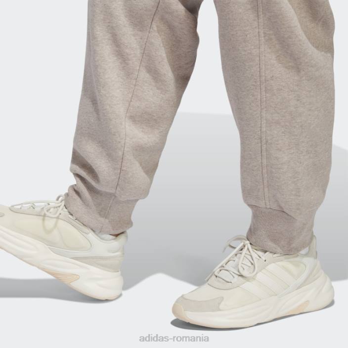 Adidas taupe mel all szn fleece pants (plus size) fashion femei taupe mel 2JBN9473