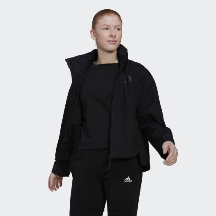 Adidas terrex traveer rain.rdy jachetă neagră femei negru 2JBN17012