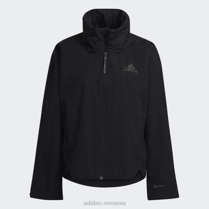 Adidas terrex traveer rain.rdy jachetă neagră femei negru 2JBN17012