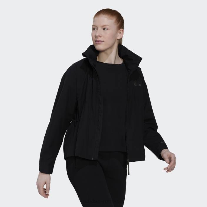 Adidas terrex traveer rain.rdy jachetă neagră femei negru 2JBN17012