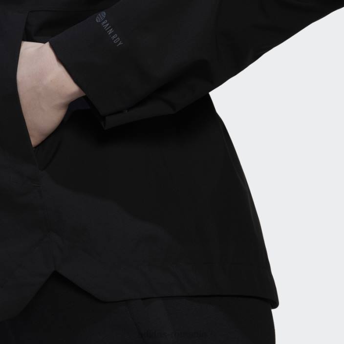 Adidas terrex traveer rain.rdy jachetă neagră femei negru 2JBN17012