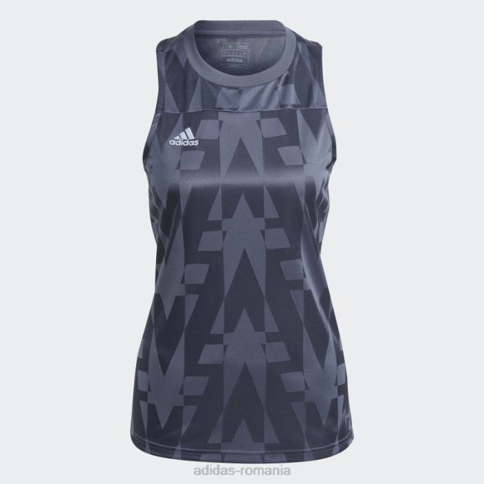 Adidas tiro fără mâneci tricou bleumarin femei zori bleumarin/albastru 2JBN9847