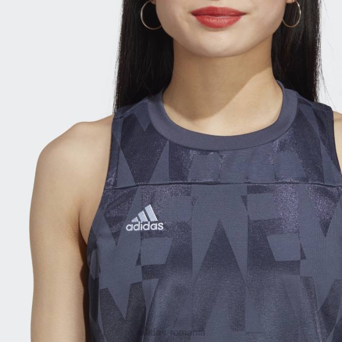 Adidas tiro fără mâneci tricou bleumarin femei zori bleumarin/albastru 2JBN9847