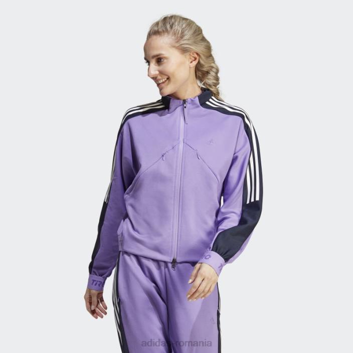 Adidas tiro suit-up advanced track top violet femei violet/cerneală 2JBN2246
