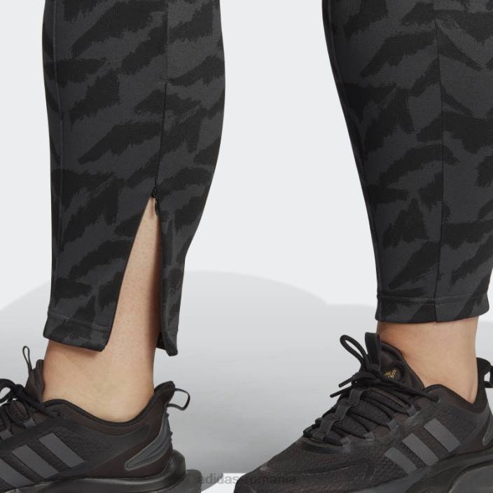 Adidas tiro suit up lifestyle track pant (plus size) carbon femei carbon/negru/alb 2JBN9889