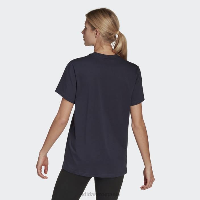 Adidas tricou boyfriend cu logo ink essentials femei cerneală/turbo 2JBN17513