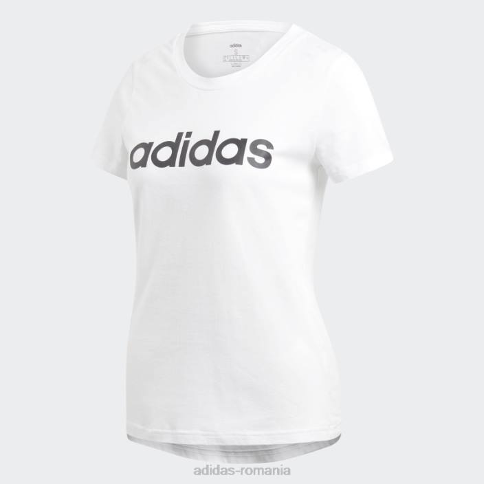 Adidas tricou liniar essentials alb adidas femei alb negru 2JBN3012