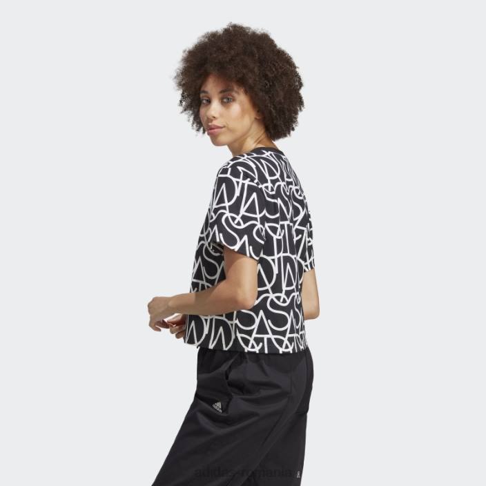Adidas tricou negru cu grafic boyfriend fierbinte femei negru/multicolor/alb 2JBN17439