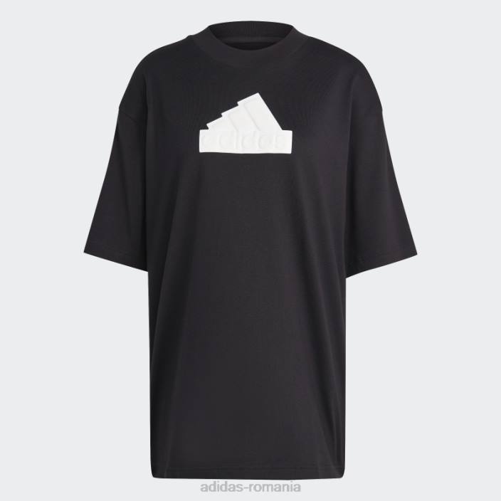 Adidas tricou negru cu icoane viitoare ale sportului iubit adidas femei negru 2JBN10017