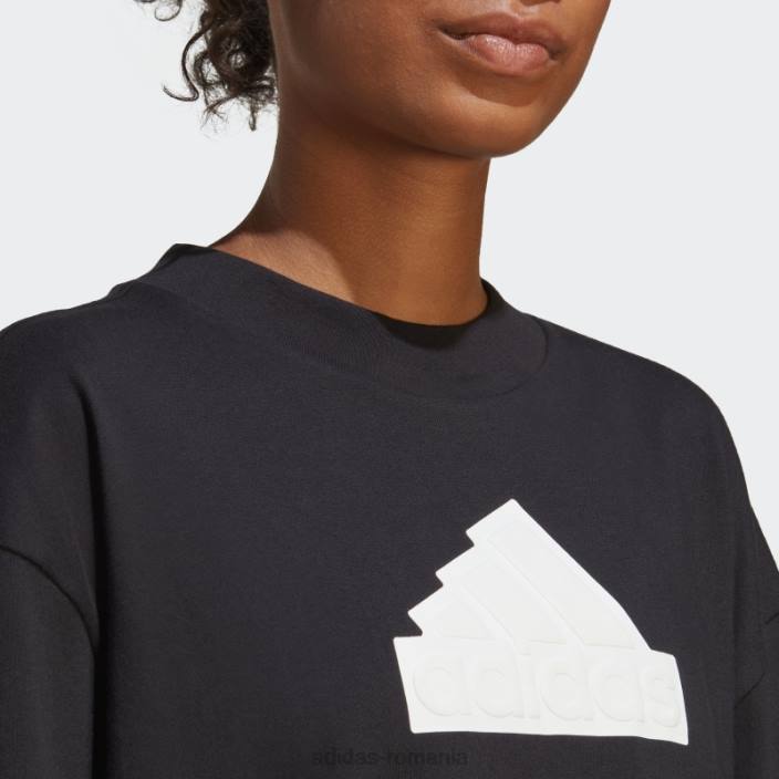 Adidas tricou negru cu icoane viitoare ale sportului iubit adidas femei negru 2JBN10017