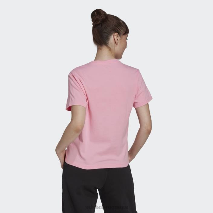 Adidas tricou obișnuit cu imprimeu peste tot roz femei roz/multicolor 2JBN8957