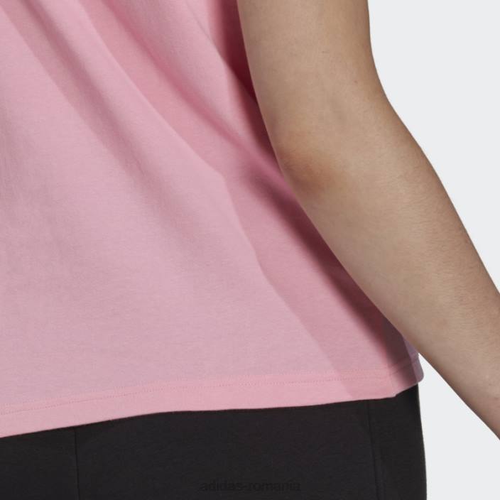 Adidas tricou obișnuit cu imprimeu peste tot roz femei roz/multicolor 2JBN8957
